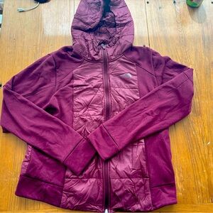 North face hooded running jacket
